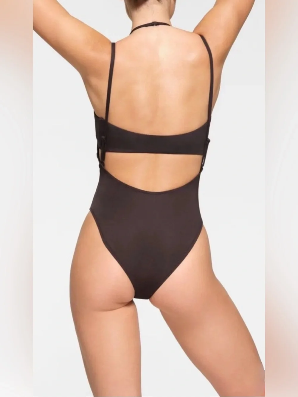 Skims Swim Open Bust One Piece NWOT